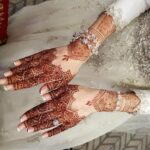 stylish jewellery mehndi design