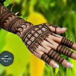 spiral mehndi design