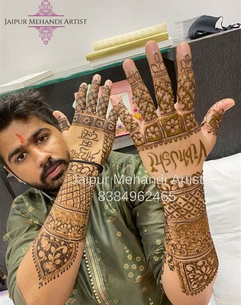 mehndi design groom