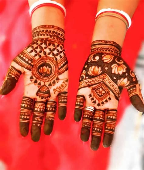 teej mehndi design simple