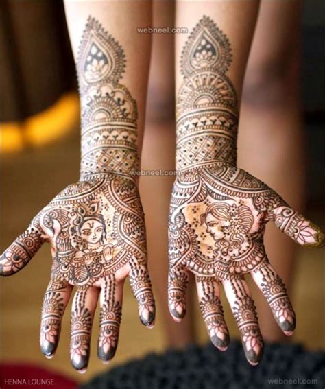 mehndi krishna design