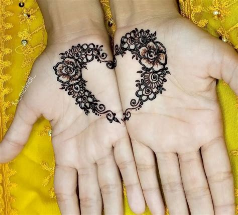 mehndi design heart
