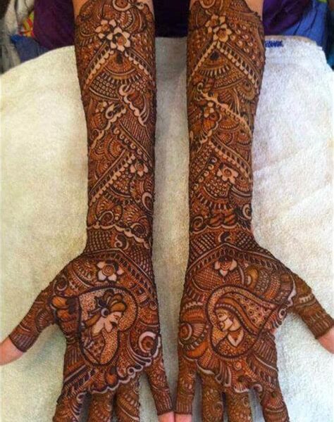 mehndi design bail front hand images