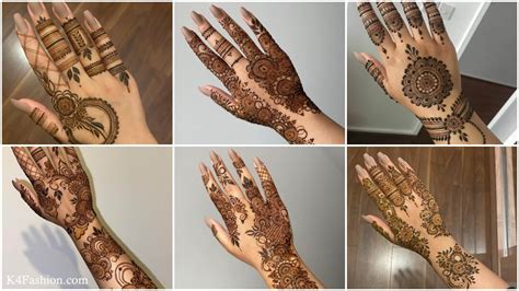 simple bail mehndi designs for back hand