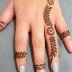 mehndi design simple finger