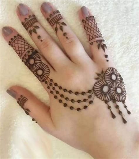 simple couple mehndi design