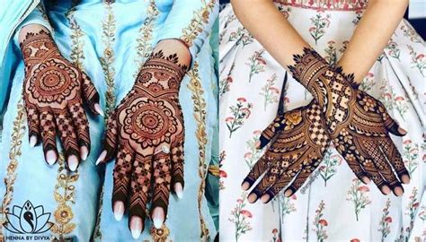 sidha hath mehndi design