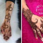 arabic mehndi design flower