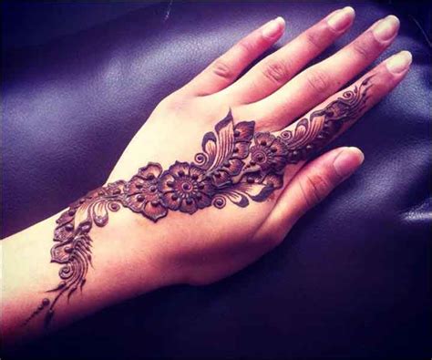 one line mehndi designs