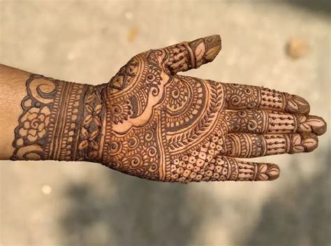 full palm mehndi designs easy