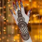 arabic bel mehndi design