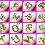 stylish a letter mehndi design