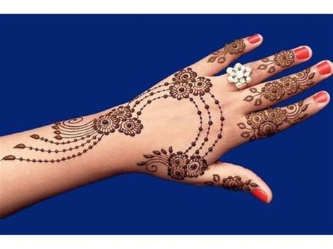 new chain mehndi design