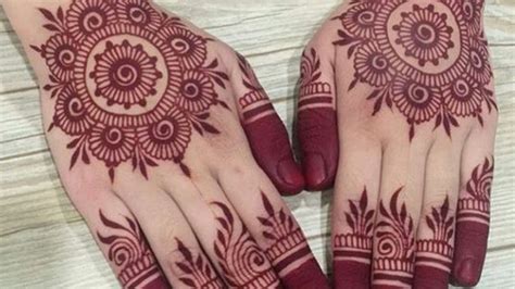 punjabi bridal mehndi design