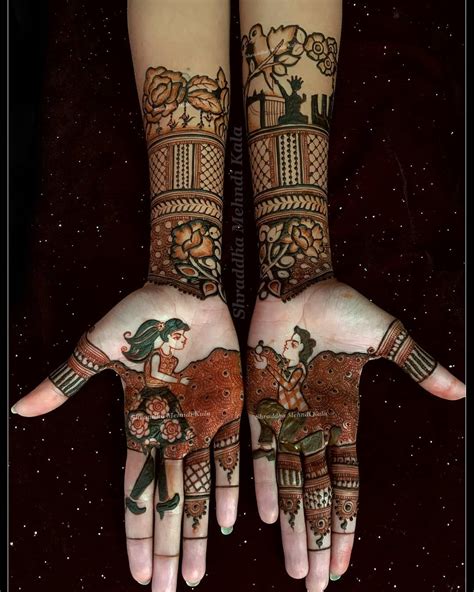 mehndi designs for hands for engagement