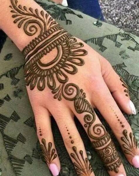 mehndi designs easy and simple