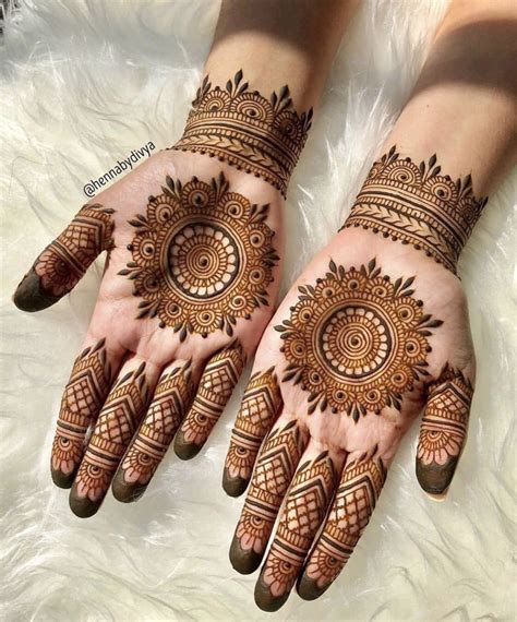 mehndi design food