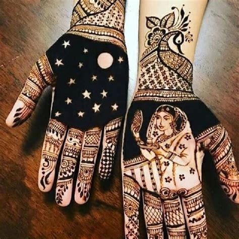 karva chauth mehndi design simple