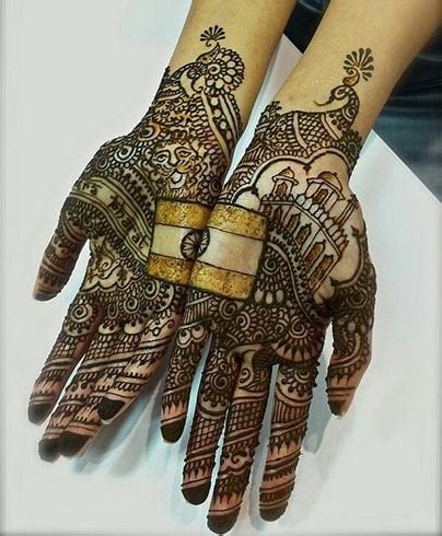 mehndi designs till elbow