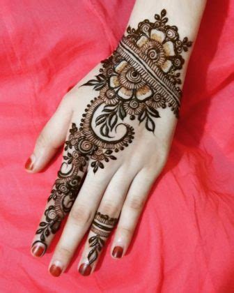 simple arabic henna mehndi designs