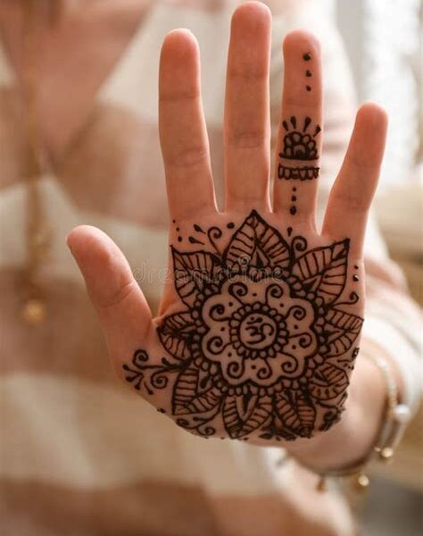 full palm mehndi designs