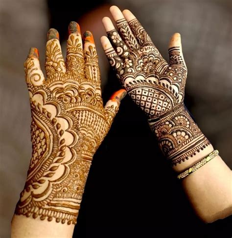 western style mehndi design