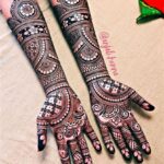 two hands mehndi designs