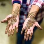 arabic flower mehndi design