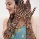 arabic instagram mehndi design back side