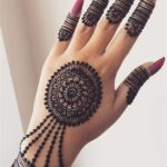 arabic mehndi design back side