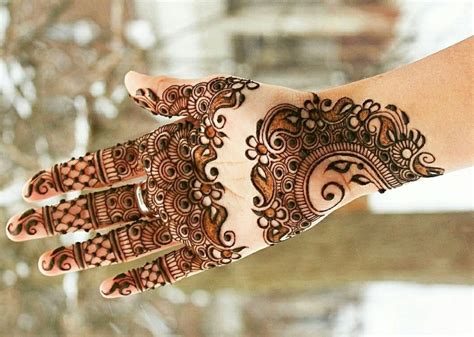 mehndi bel design front hand