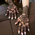 a beautiful mehndi design