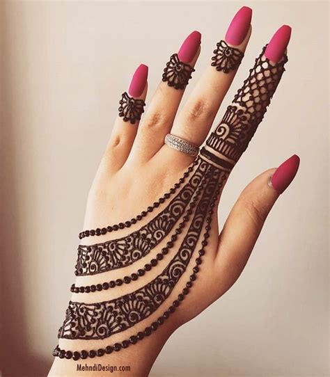 single mehndi design simple