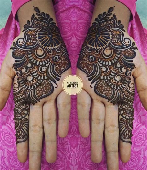 simple design mehndi photo