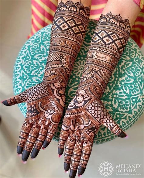 engagement mehndi designs for bride