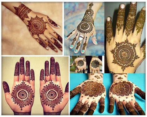 simple mehndi gol design