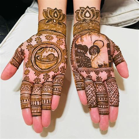 latest mehndi design for karva chauth