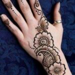 arabic back side mehndi design simple
