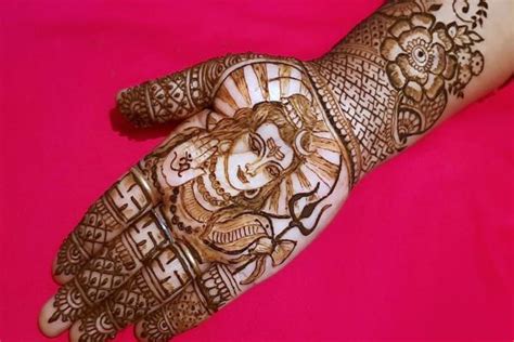 mahashivratri mehndi design