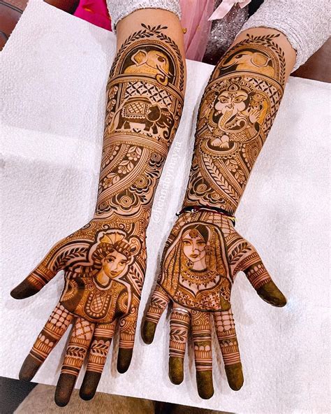 groom sister mehndi design