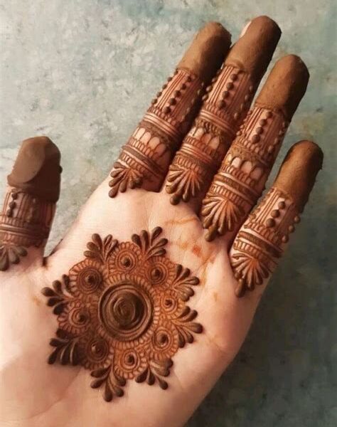 mehndi design hatheli ki