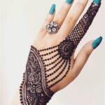 arabian back hand mehndi design