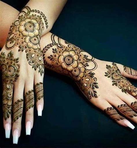 mehndi dot design