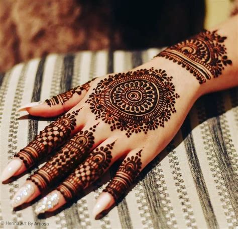 round mehndi design pinterest