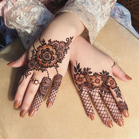 shaded mehndi design 2019