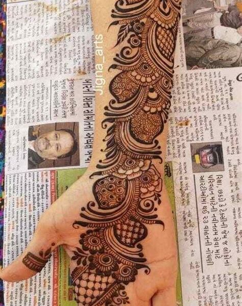 new bel mehndi design