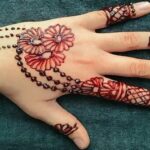 very simple arabic mehndi designs…