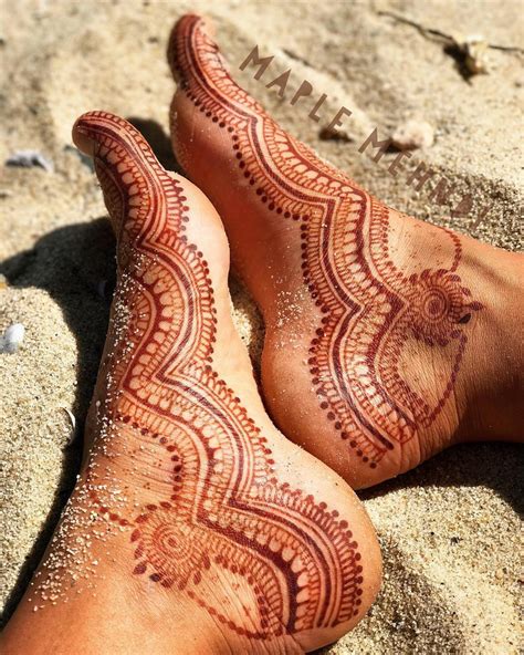 mehndi foot designs simple