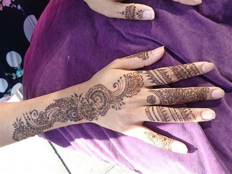 mehndi easy design full hand
