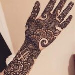 unique full hand mehndi design
